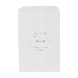 100 YEARS FLAT POCKET STYLE GOODIE BAG