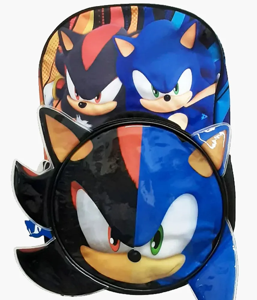 16" Sonic & Shadow Backpack/ Lunch Bag Combo