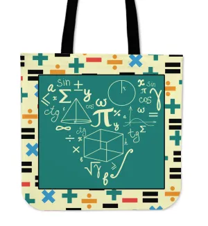 Adoring Math Linen Tote Bag