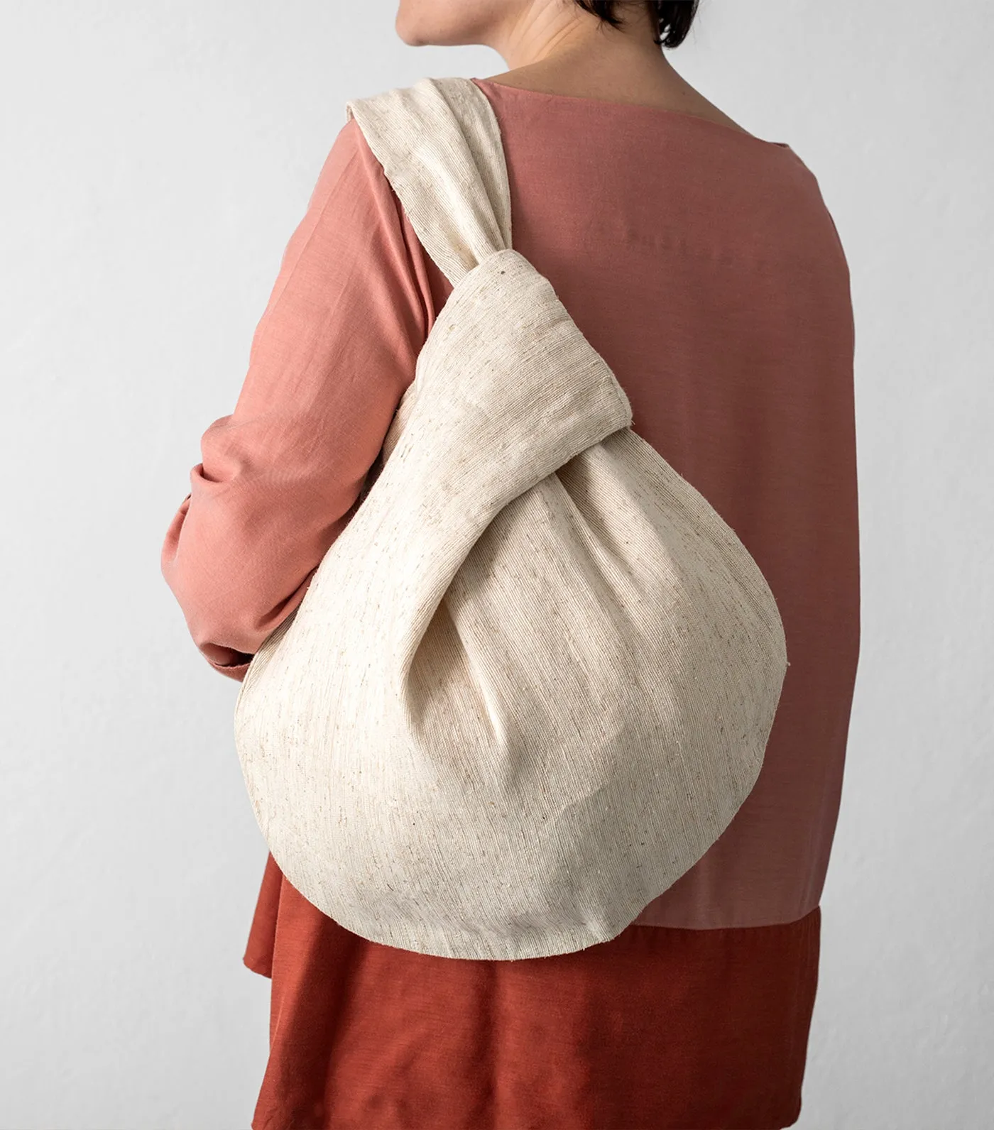 Bea Large Knot Bag Natural