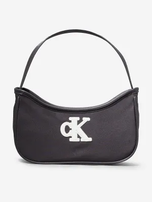 Calvin Klein Girls Teddy CK Shoulder Bag in Black (23cm)