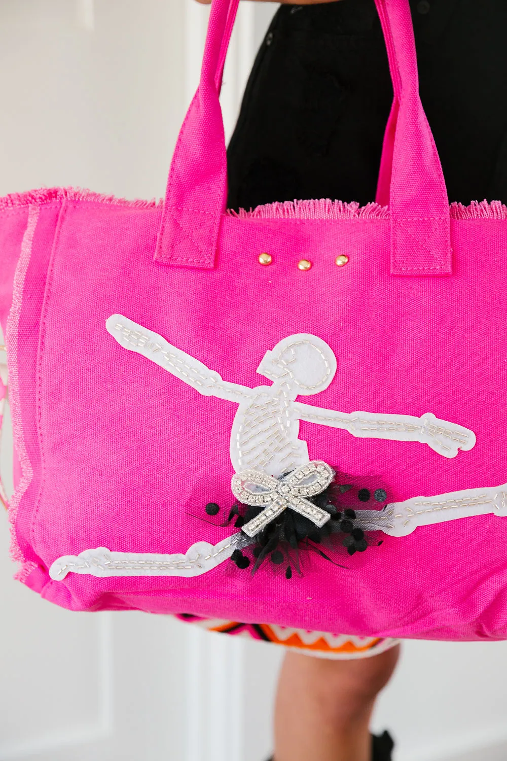 DANCING SKELETON TOTE BAGS