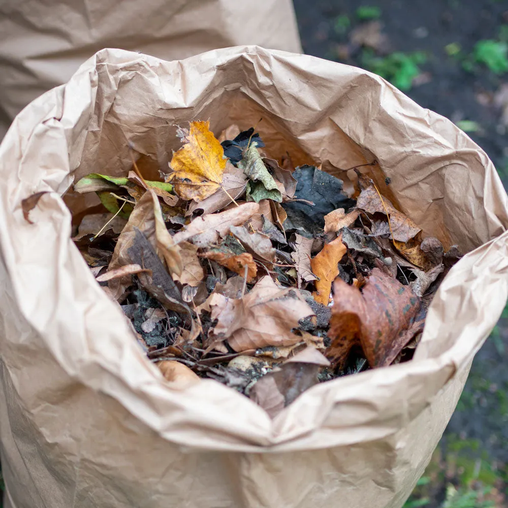 Ecoliving Compostable Paper Garden Waste Bags