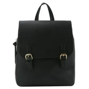 Fashion Buckle Flap Backpack