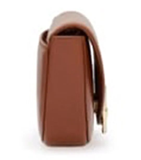 Fiamma Shoulder Bag Palmellato Calfskin Cognac