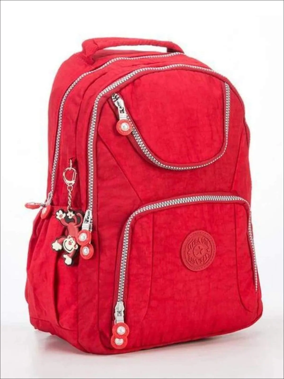 Girls 14.5" Kipling Inspired Nylon Backpacks