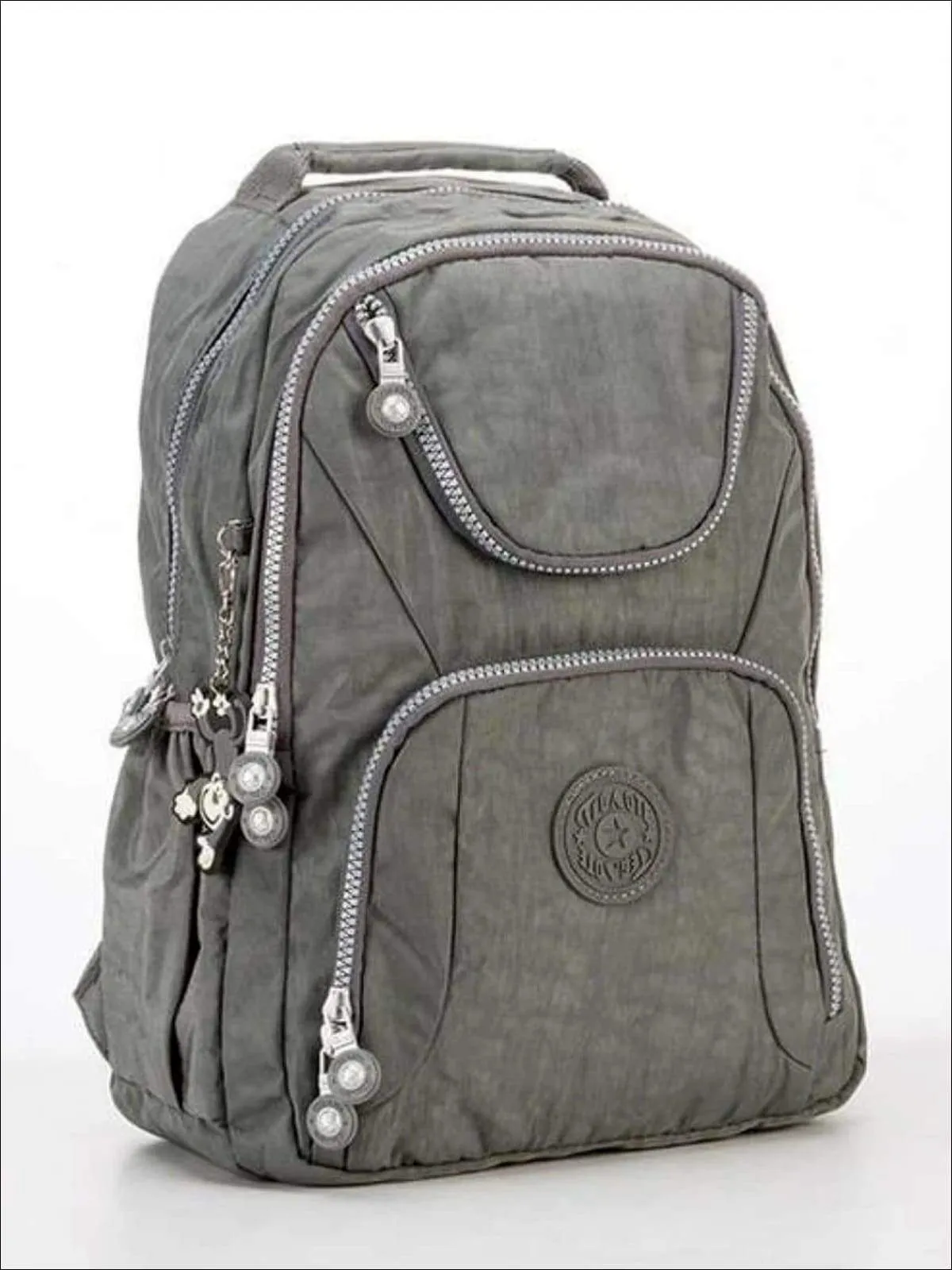 Girls 14.5" Kipling Inspired Nylon Backpacks