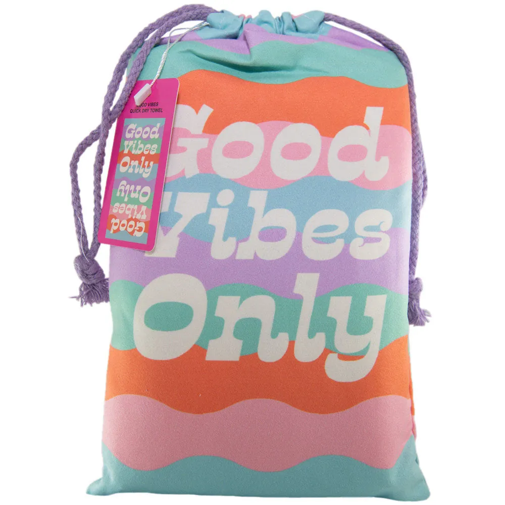 Good Vibes Repeat Wholesale Quick Dry Beach Towel