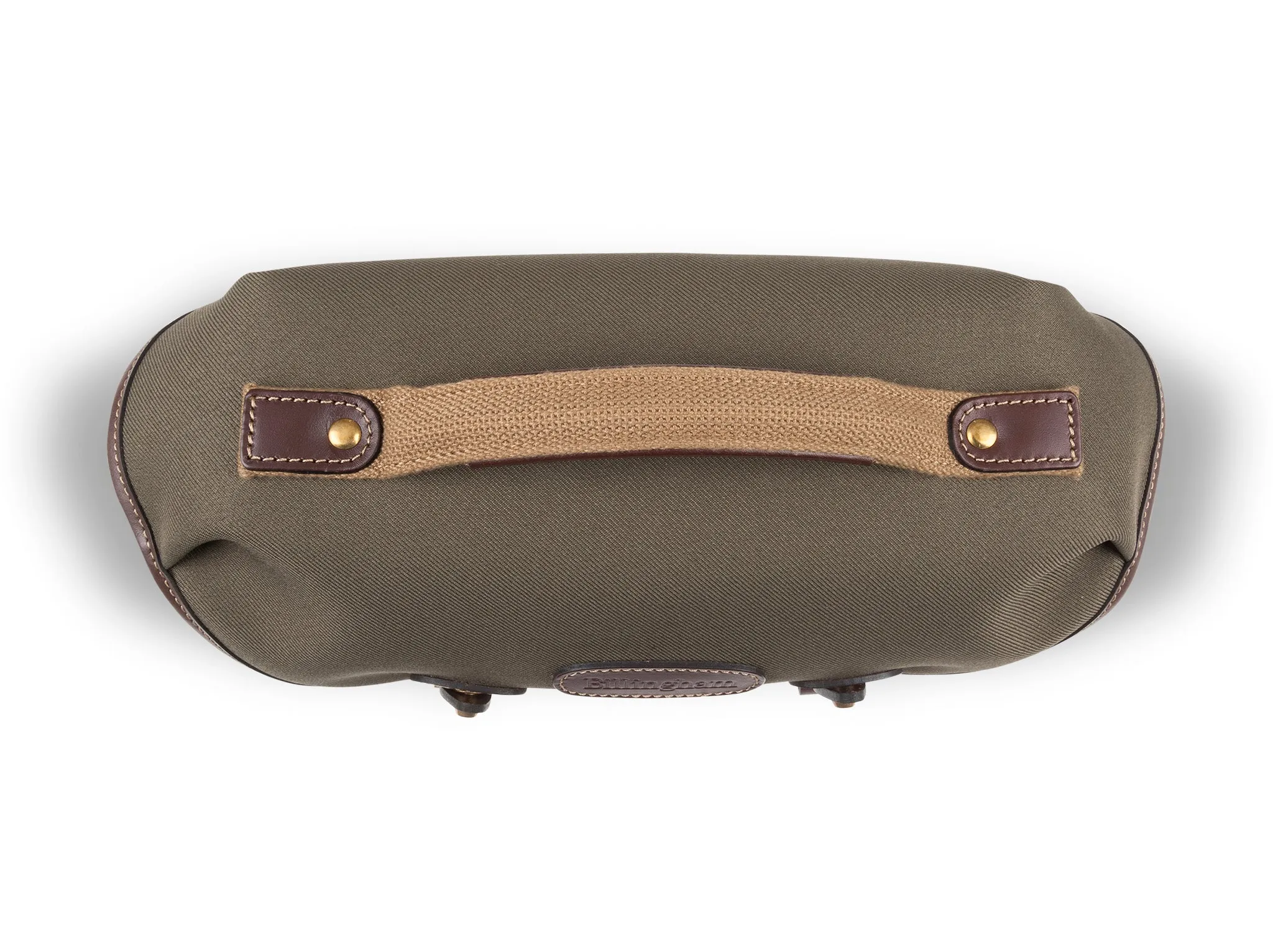 Hadley Small Pro Camera Bag - Sage FibreNyte / Chocolate Leather