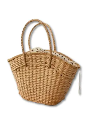 Hand Made Straw Bags for Women - Stylish Rattan  Beach Tote Bag, Fashionable Shoulder Bag, Eco-Friendly Handmade Purse for Trendy  Fashion for Girls