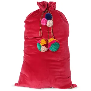 Kip & Co Red Velvet Santa Sack