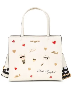 Maybelle bag KARL LAGERFELD PARIS, white