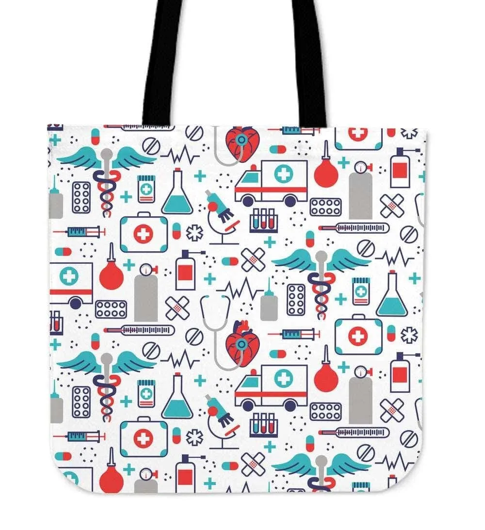 Nurse Nursing Tool Cotton Tote Bag