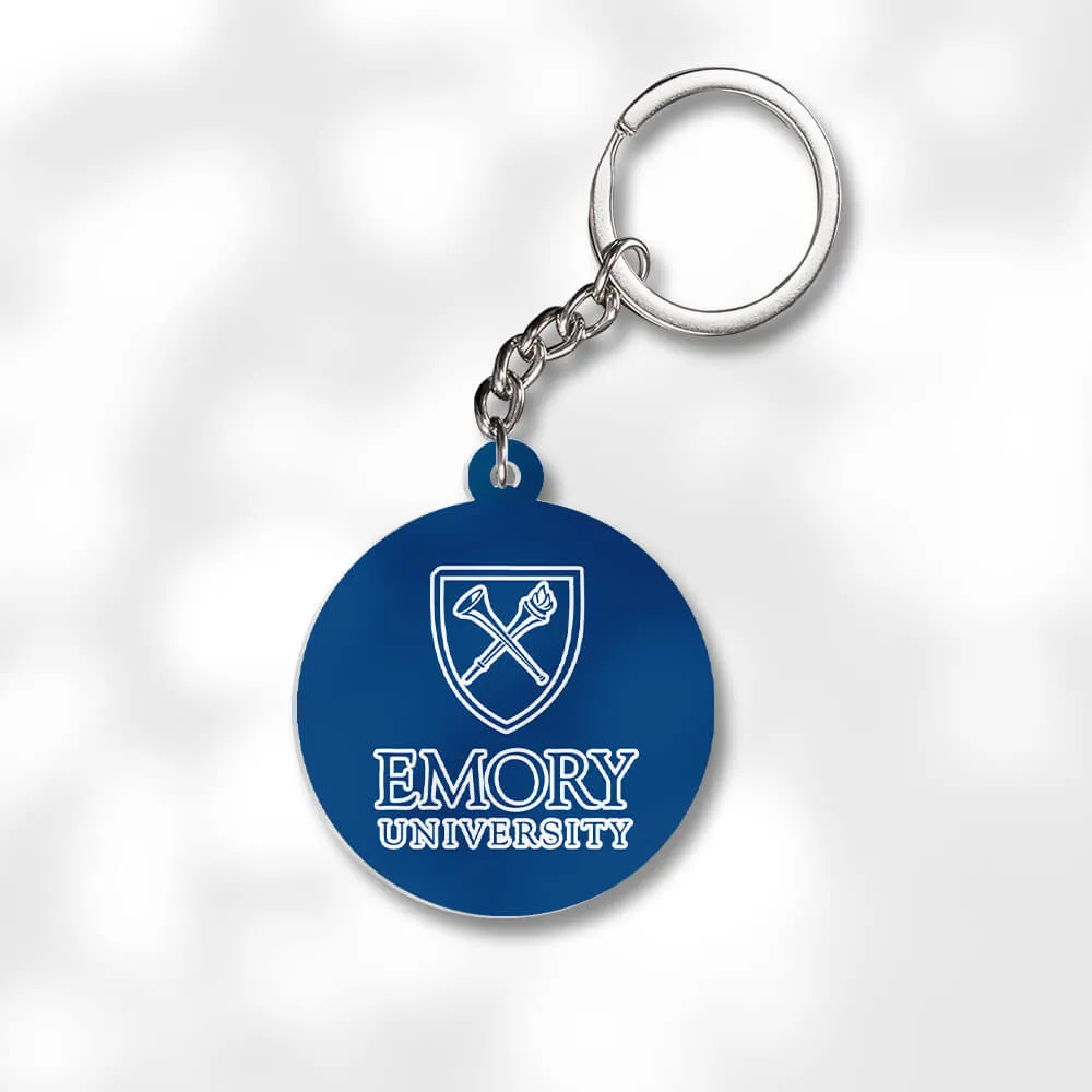 Pack 3 Emory University Keychains