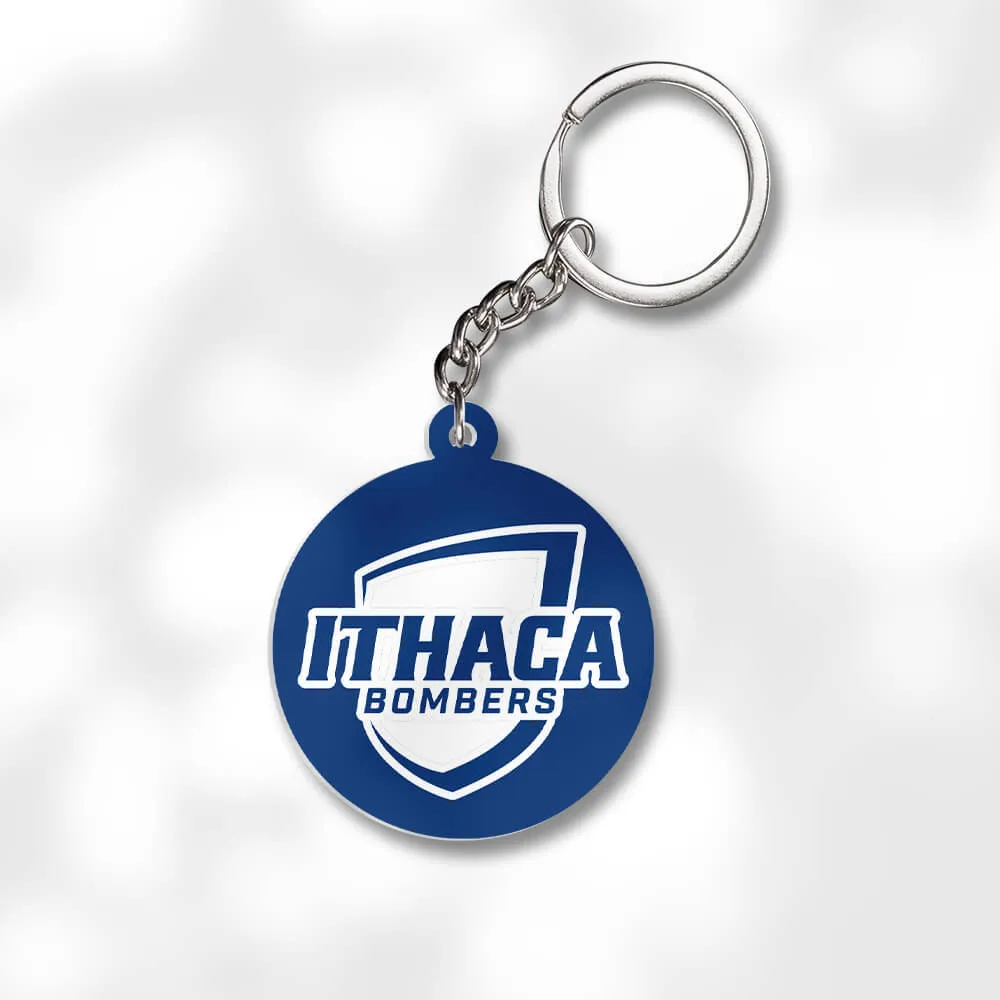 Pack 3 Ithaca College Keychains