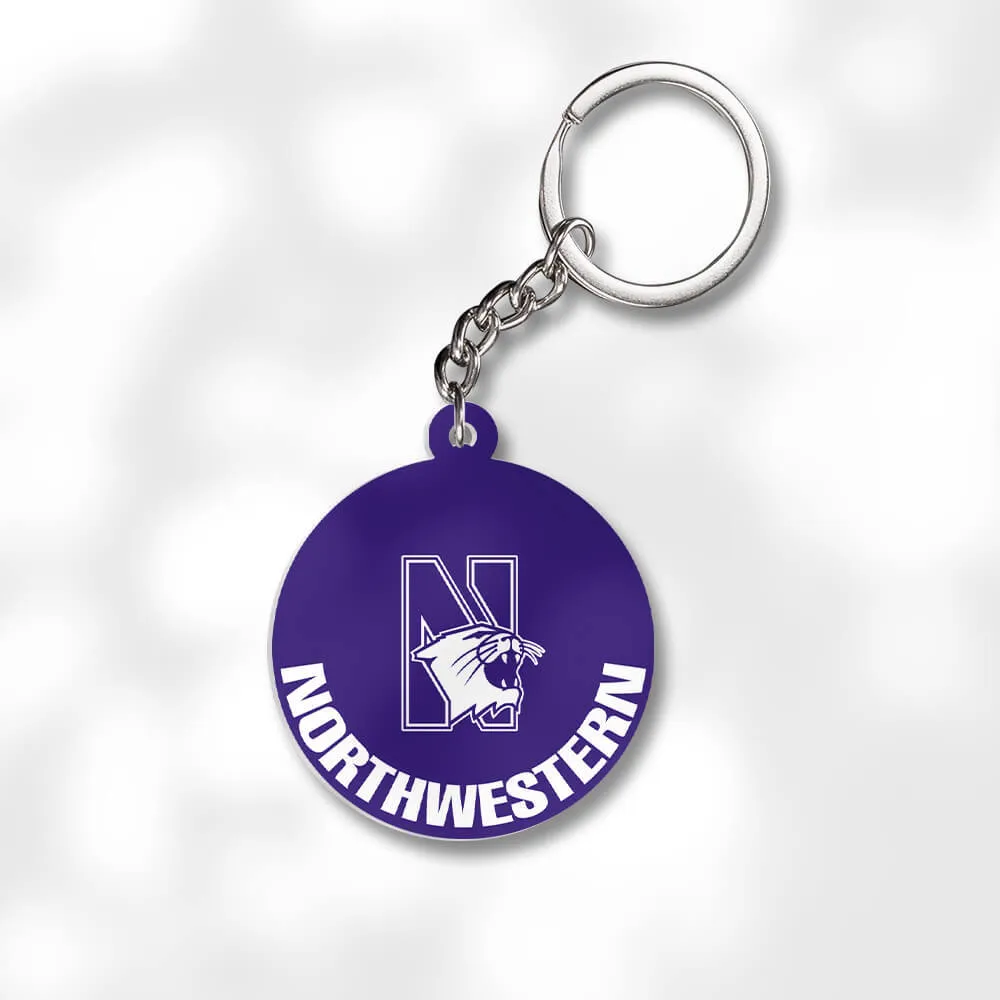 Pack 3 Northwestern University Keychains