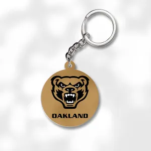 Pack 3 Oakland University Keychains