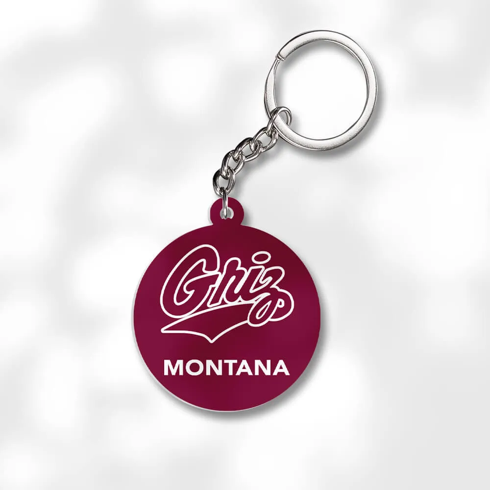 Pack 3 University of Montana Keychains