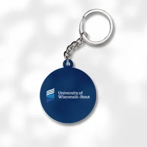 Pack 3 University of Wisconsin-Stout Keychains