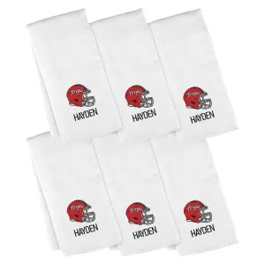 Personalized Maryland Terrapins Helmet 6-Pack Burp Cloths