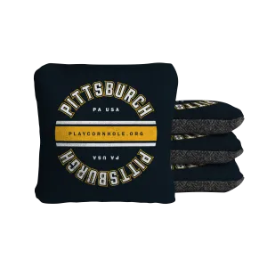 Pittsburgh Football Gameday Vintage Synergy Soft Cornhole Bags