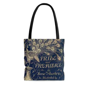 Pride And Prejudice Book Cover Tote Bag