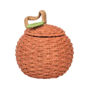 Pumpkin Handwoven Basket