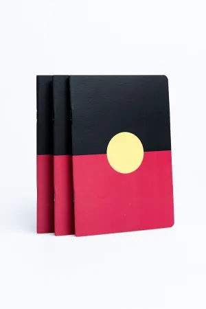 "Raise The Flag" Aboriginal Flag A5 Notebook Bundle (3 Pack)