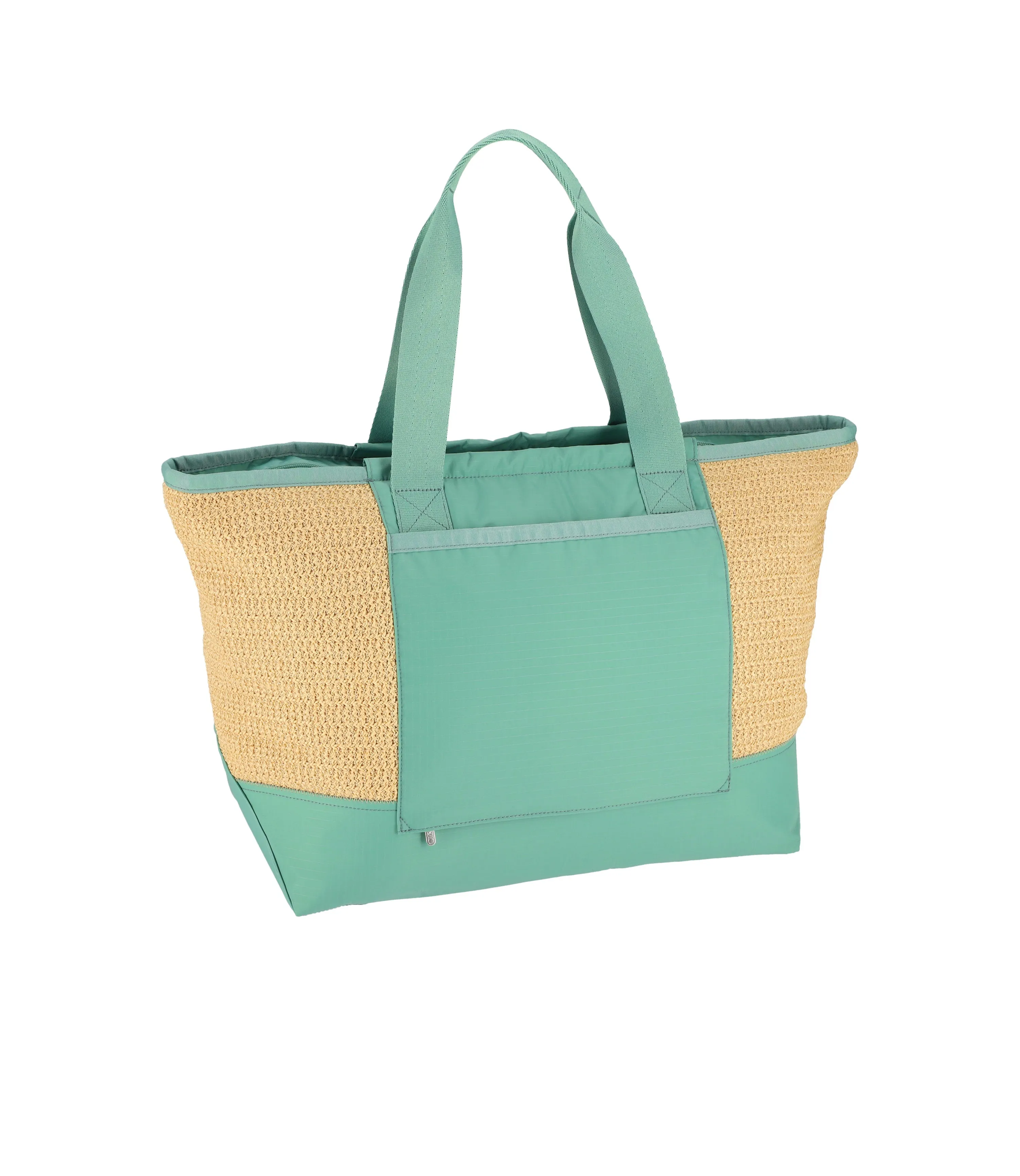 Raffia East/West Tote