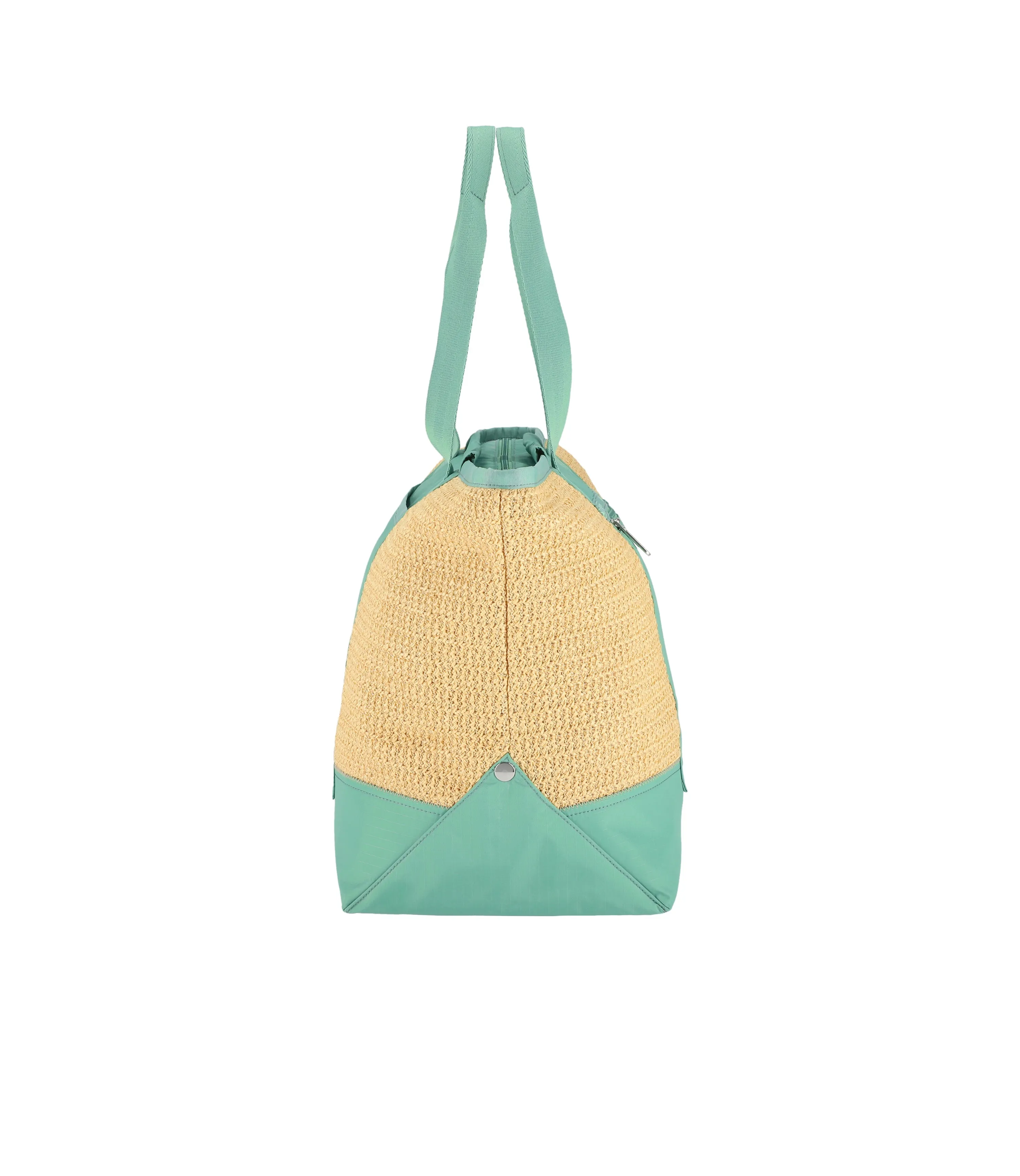 Raffia East/West Tote