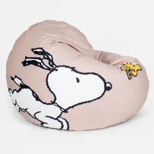 Snoopy Flexforma Adult Bean Bag Chair - Running