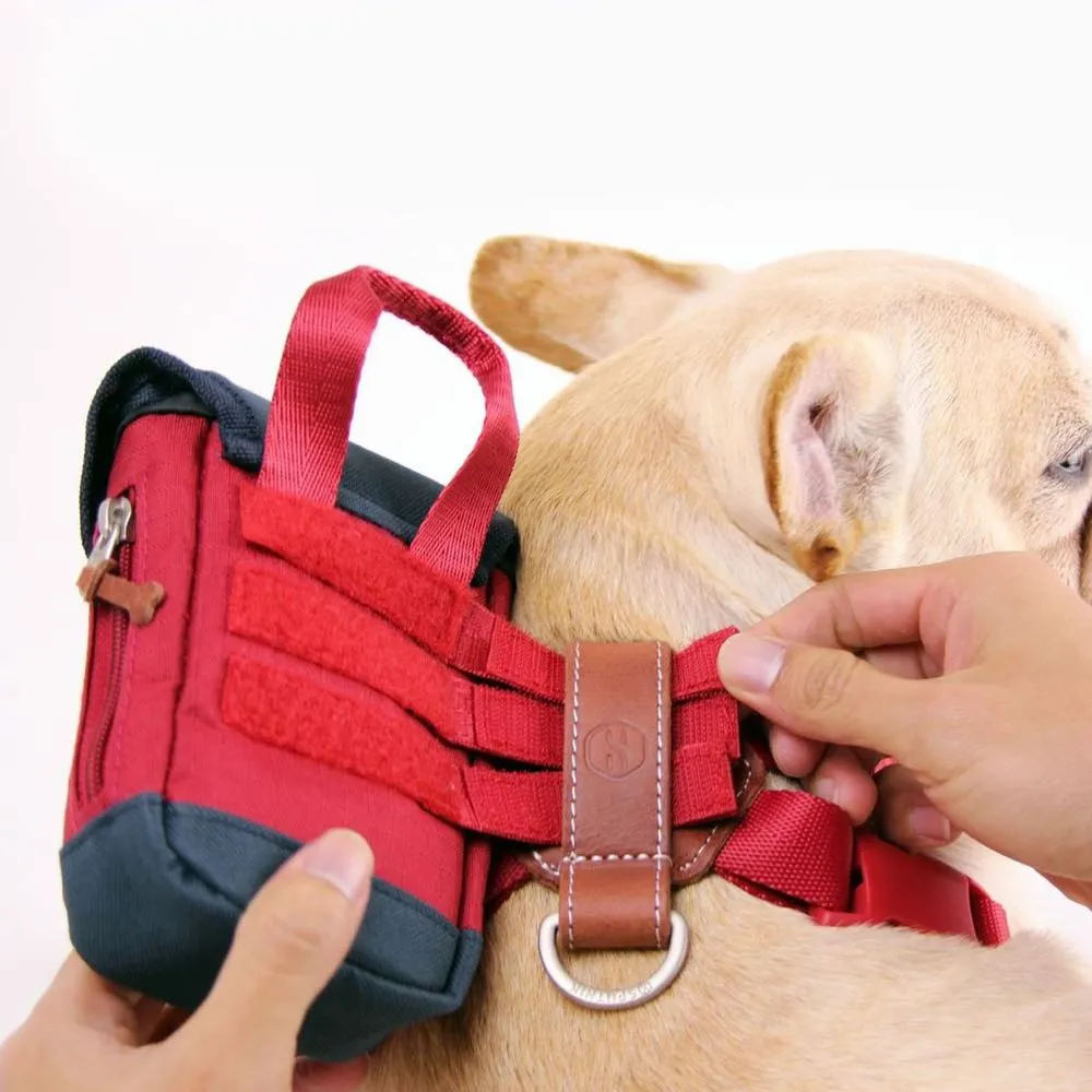 Sputnik Clean Bag Multi-Function Dog Poop Bag Dispenser (Red)