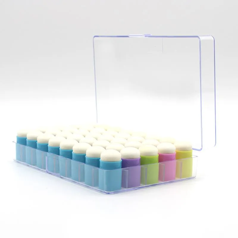 Universal Crafts Sponge Daubers & Storage Case 41pcs - Multi-Colour