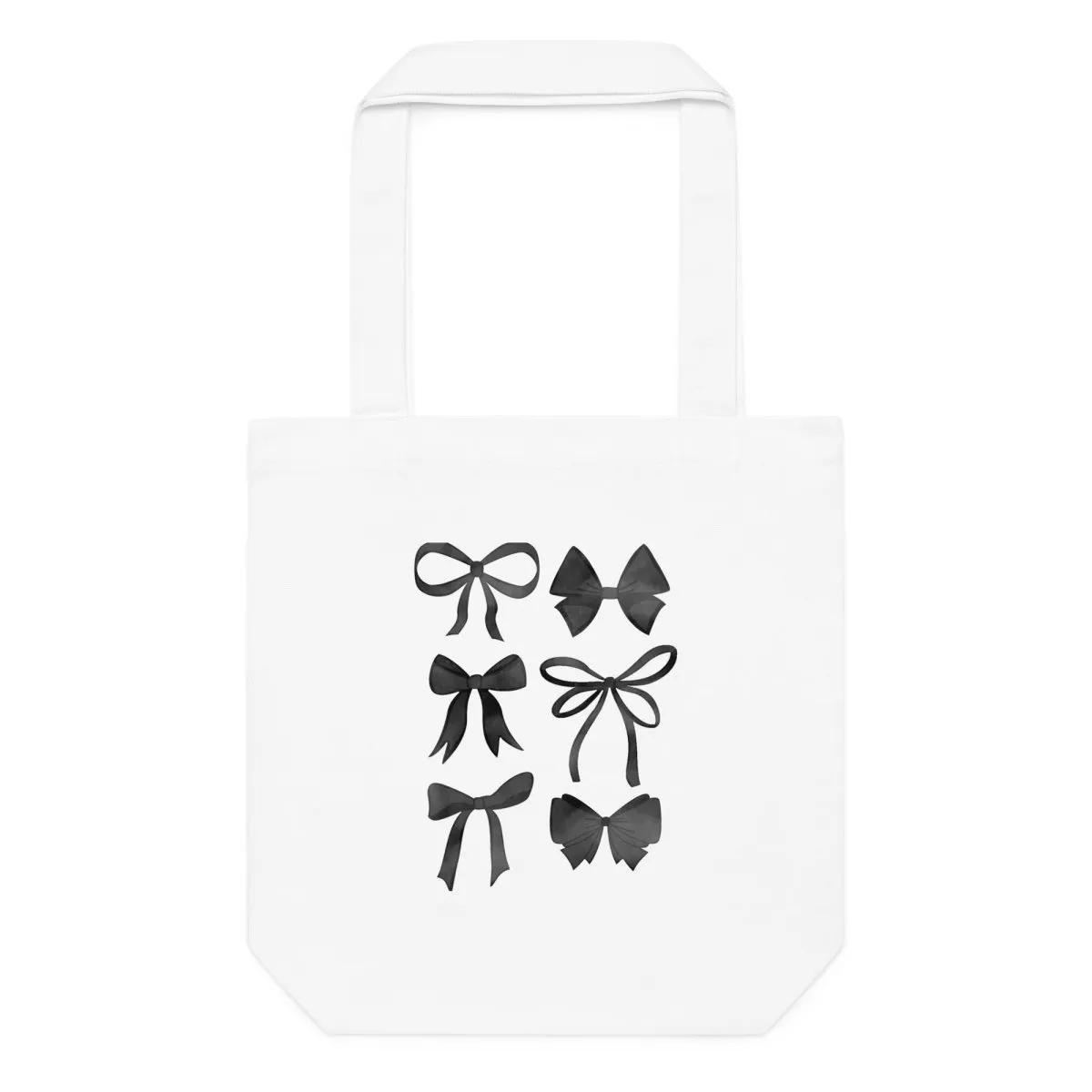 'Watercolor Bows' Tote Bag