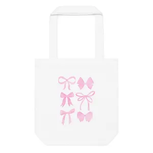 'Watercolor Bows' Tote Bag