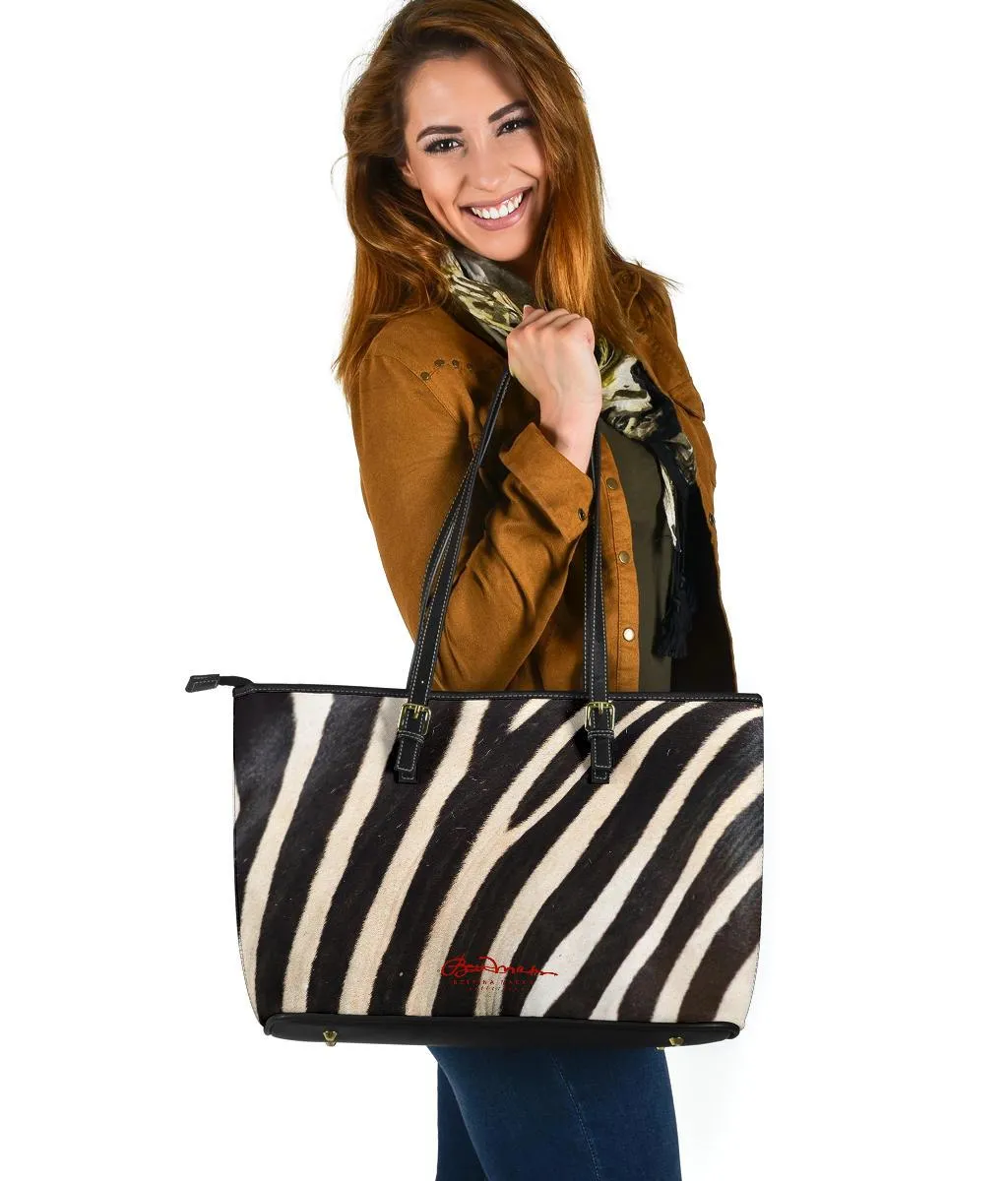 Wild (select color) Zebra Large Tote Bag