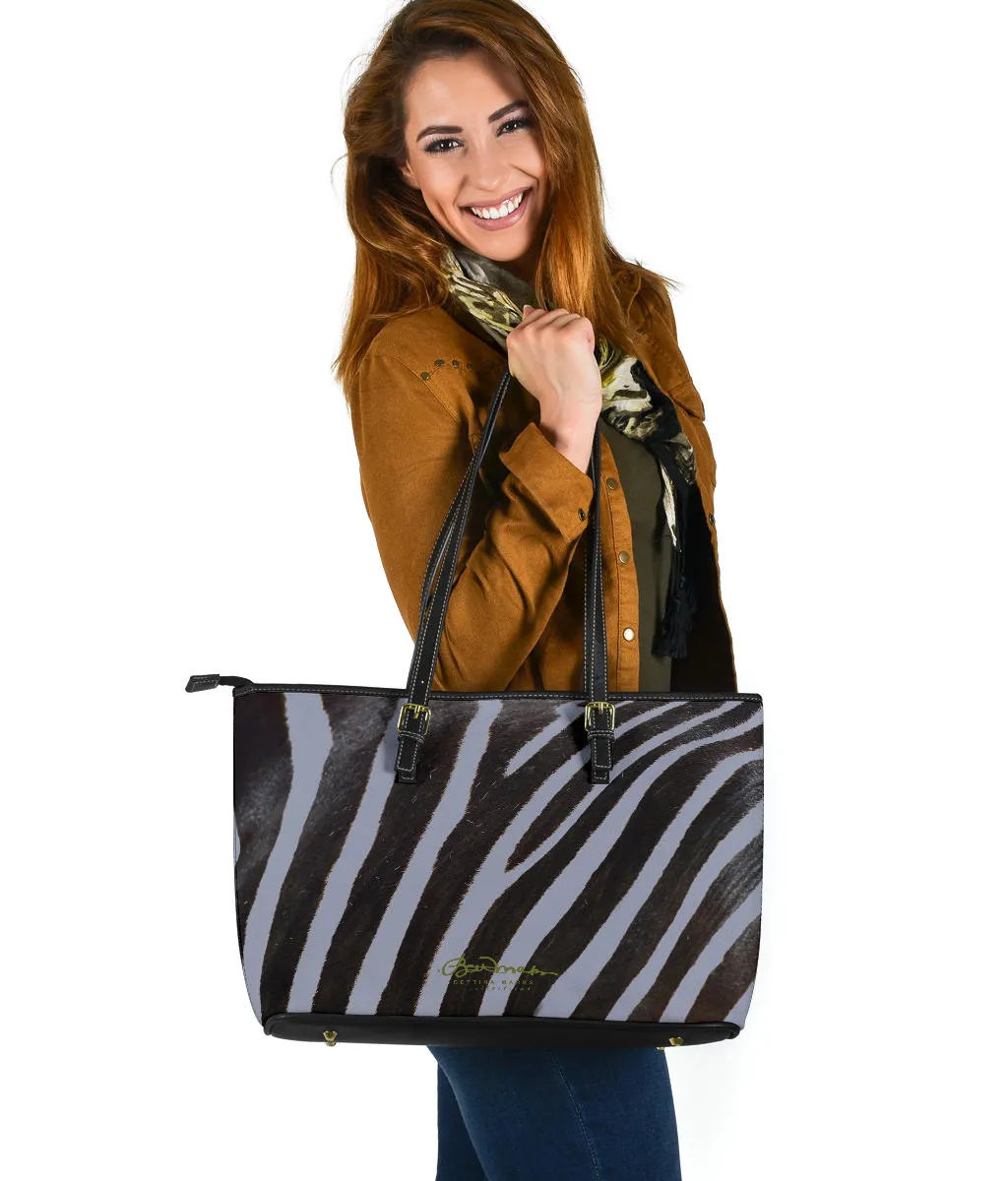 Wild (select color) Zebra Large Tote Bag